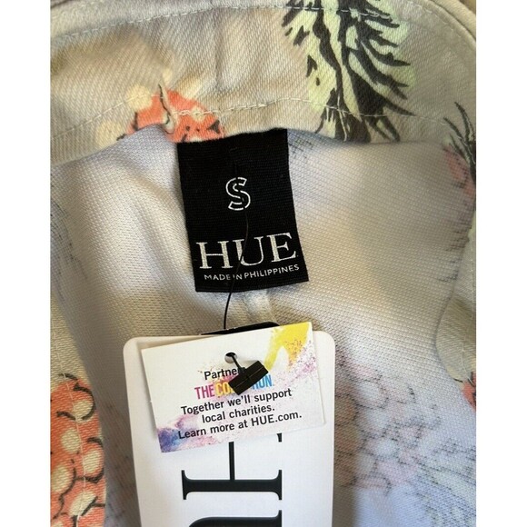 HUE Women's Size S Leggings Skimmer Pineapple Simply Stretch Pant jeans Sand NWT - Picture 8 of 9